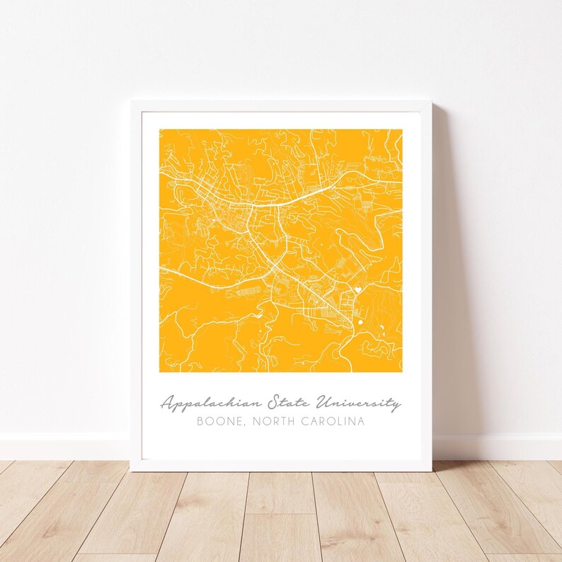 Custom Campus Map, Personalized College Grad Gift image 8