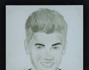 justin bieber drawing easy