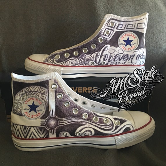 Converse Shoes Aztec Art Latin Art on 