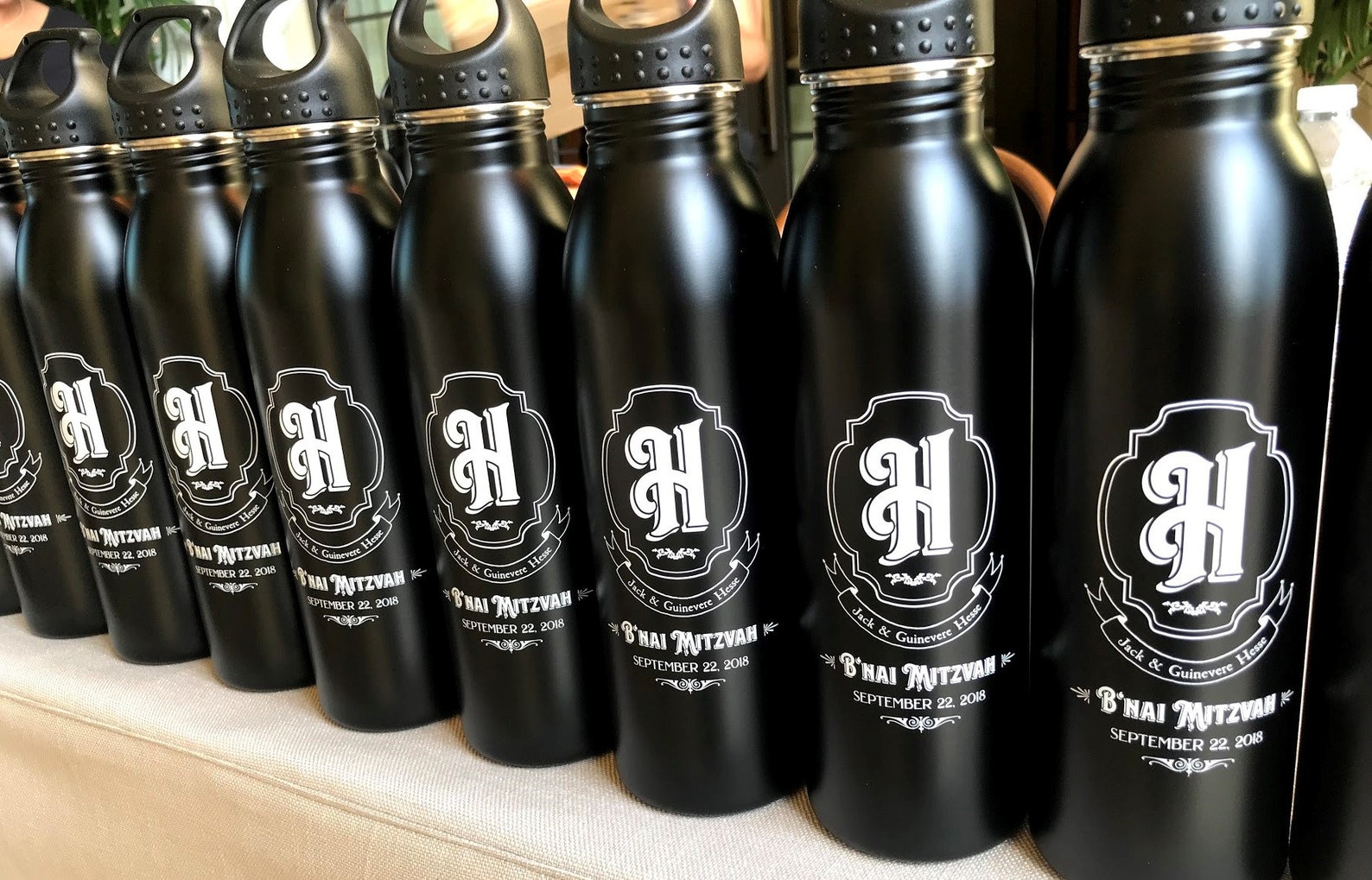 Custom Printed Water Bottle Promotional Logo Corporate Etsy