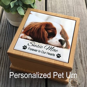 Personalized Pet Urn, Pet Memorial, Pet Ashes, Pet Cremation Urn, Pet Death, Pet gifts, Pet Loss Gift, Pet Remembrance, Pet Sympathy Gift
