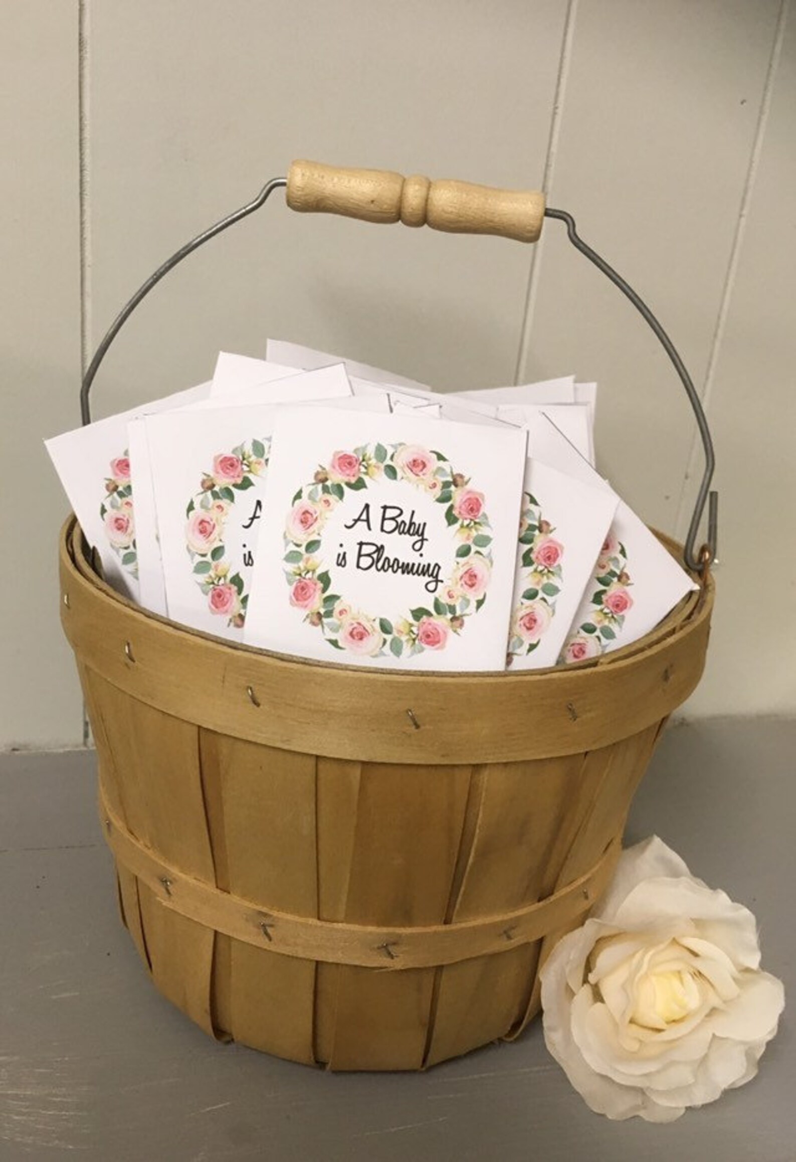 Custom Baby Shower Favors Seed Packets, Baby Shower Favors Girl, Floral