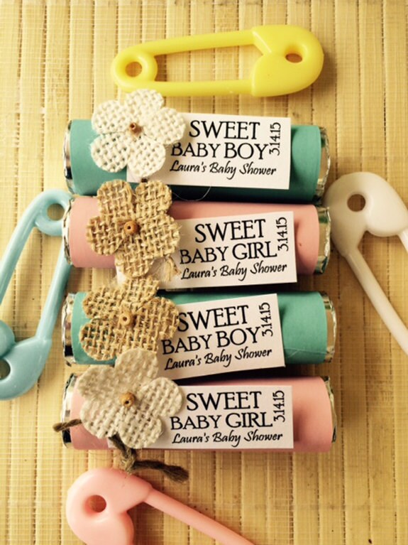 24 Baby Shower Favors Baby Shower Mint Favors Mint Rolls Etsy