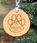 Pet Ornament, Pet Gift, Pet Memorial, Dog Ornament, Dog Memorial Gift, Christmas Ornaments, paw print, pet loss gifts, pet keepsake 