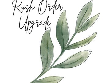 Approved Rush Order Processing: UPS One Day