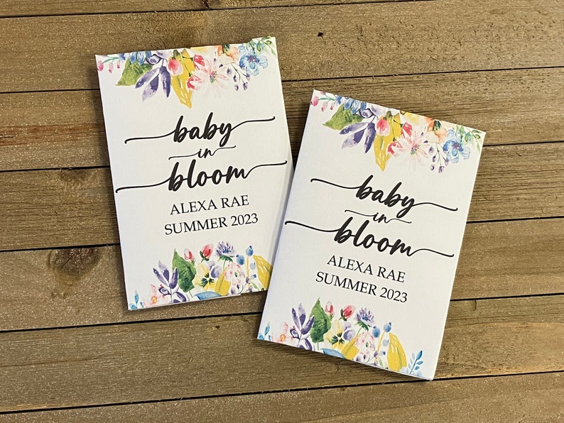 Floral Baby Shower Favors Baby Shower Floral Favors Baby