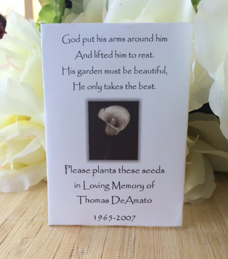 Memorial Gift Memorial Keepsake Memorial Favors Memorial Etsy Canada