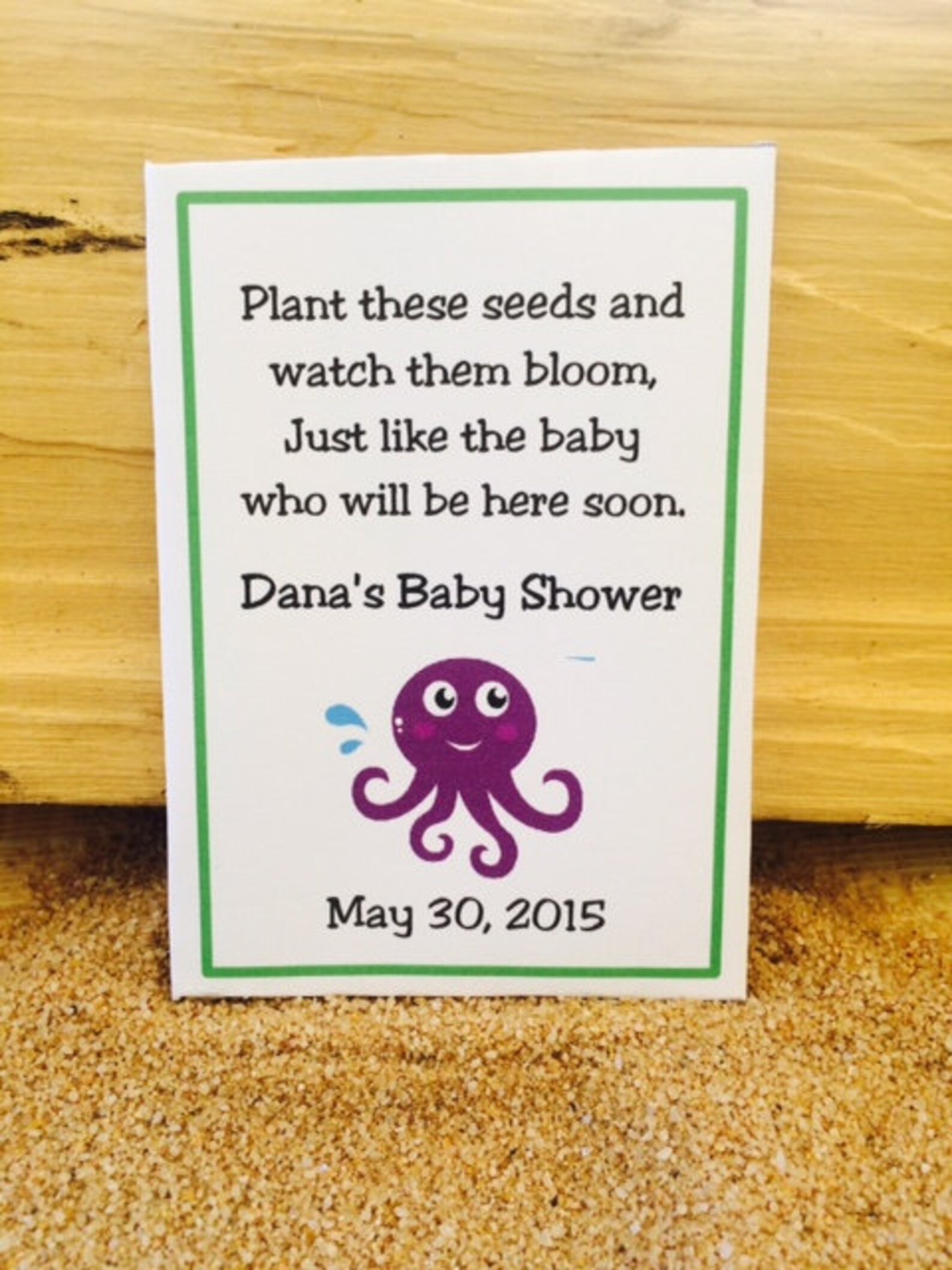 35 Sea Baby Shower Favors Octopus Baby Shower Under Water Etsy