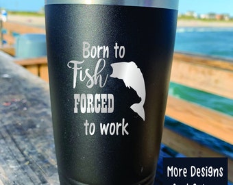 Large Funny Fishing 30oz Travel Tumbler Mug Cup w/Lid Master Baiter Fishing Gift Fish Large Funny Fishing 30oz Travel Tumbler Mug Cup w/Lid Master Baiter Fishing Gift Fish
