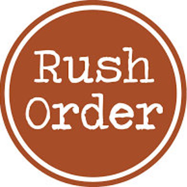 Only to be purchased when approved by seller - RUSH PROCESSING ORDER Shipping upgrade fee for Priority mail upgrade