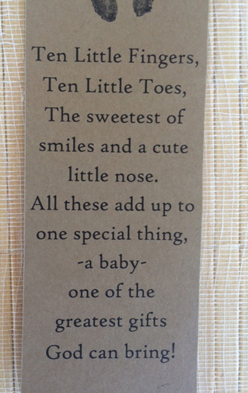 Personalized Bookmarks Baby Shower Bookmark favors baby Etsy