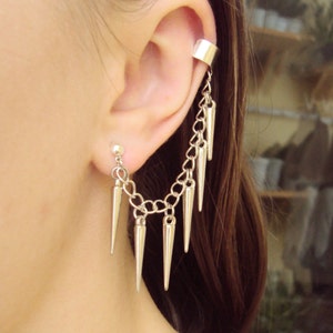 Silver Ear Cuff 