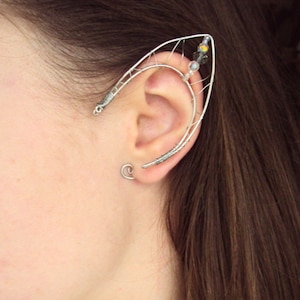 Elf Ear Cuff Fantasy Elvish Earcuff No Pierce Cosplay Earring Costume Jewelry Faeteam Fairy Elf Ears Wedding Jewelry Gift for Girlfriend