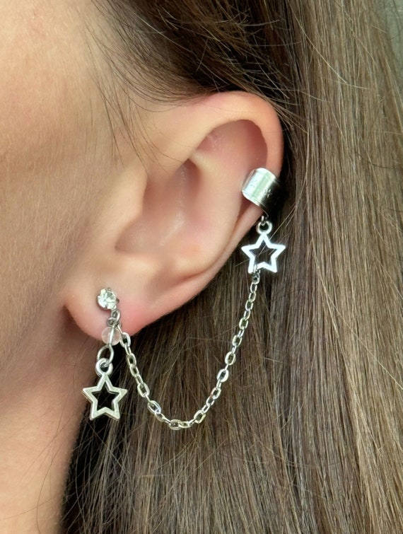 Night Sky Faux Dangle Earrings Night Sky Faux Dangle Earrings