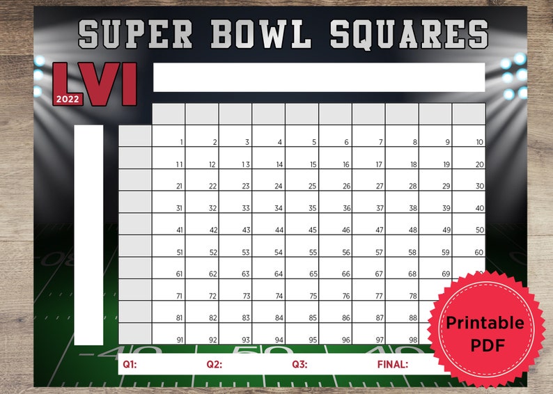 Super Bowl 2022 Party Supplies 1