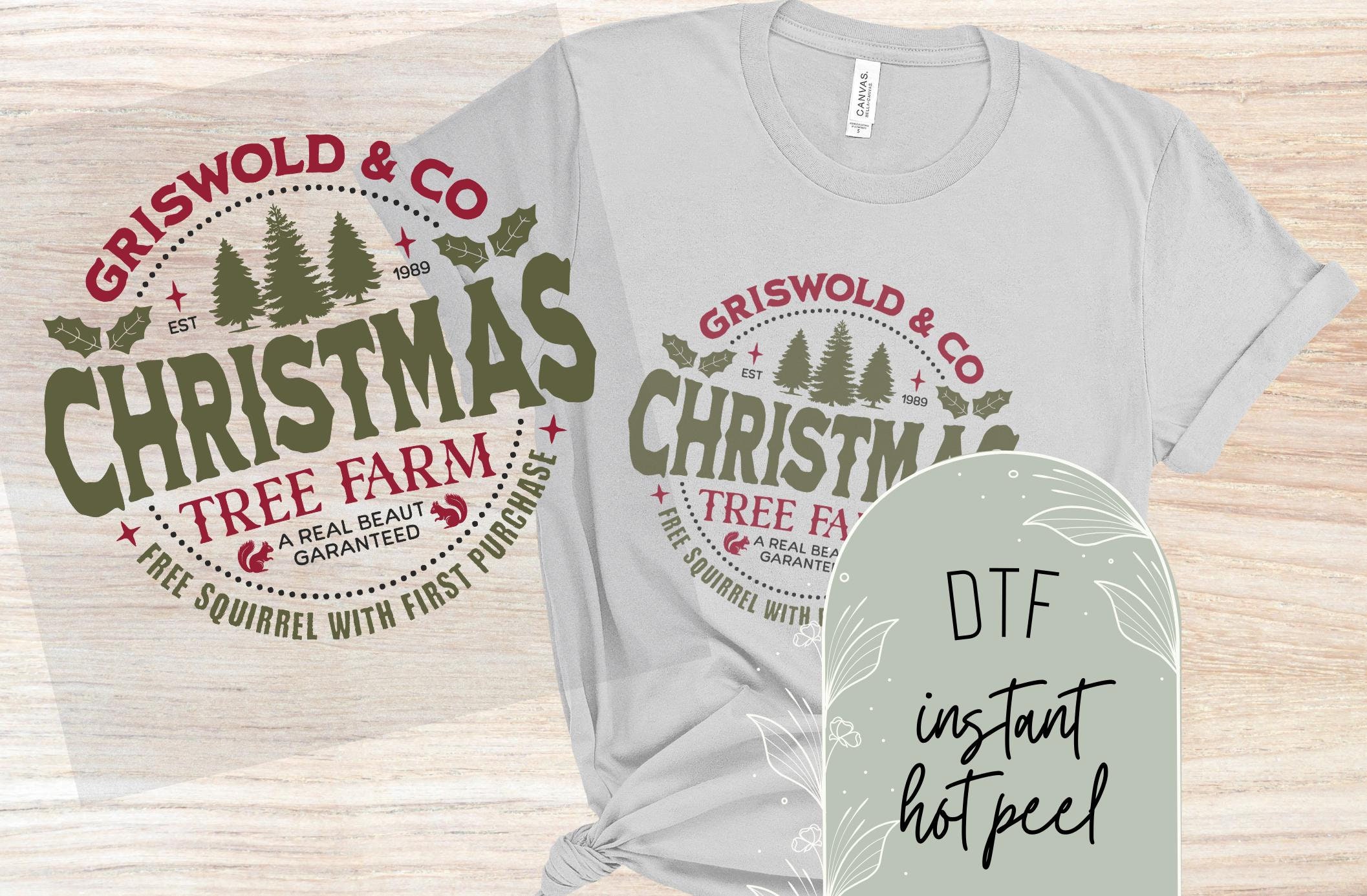National Lampoon Christmas DTF Transfer: Griswold Tree