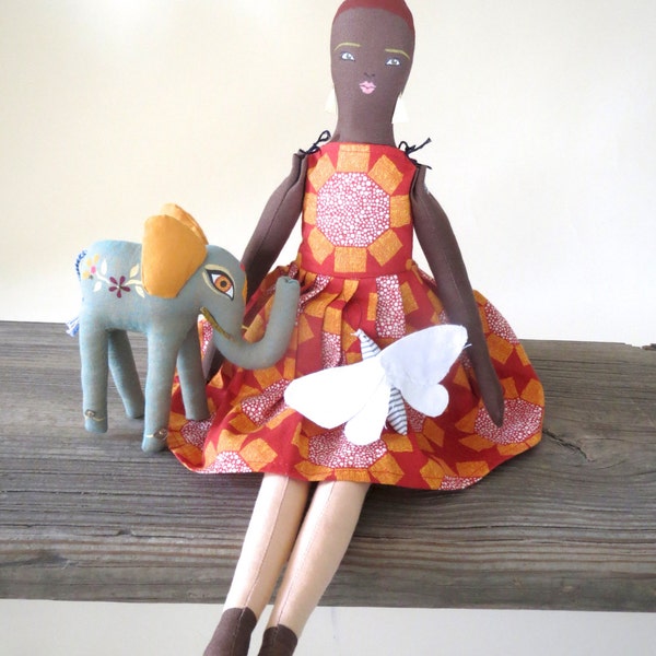 Gentle and Kind - Cloth Doll - Heirloom Art Doll
