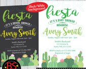 Cactus Invitation, Cactus Baby Shower Invitation, Cactus Bridal Shower invite, Cactus Wreath invitation, Succulent invite