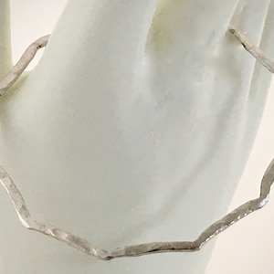 SALE Bangle bracelet, sterling silver, commonly known as the wave bangle that is hammered & texturized using traditional jewelers techniques