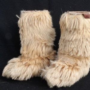 Long goat hair boots new arrivals