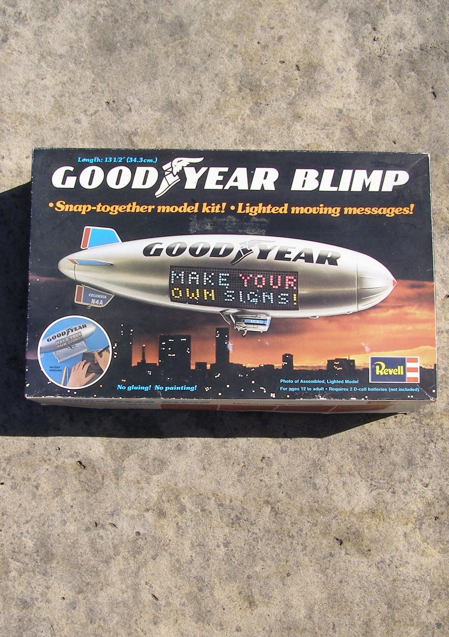 Custom Made Goodyear Blimp Dirigible Model
