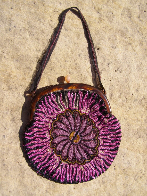 Stunning Vintage Art Deco Beaded Purse