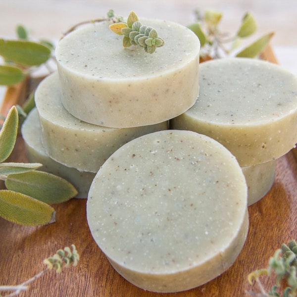 Galilee- Biblical hyssop and Sage natural soap, handmade Israeli soap inspired by the Galilee