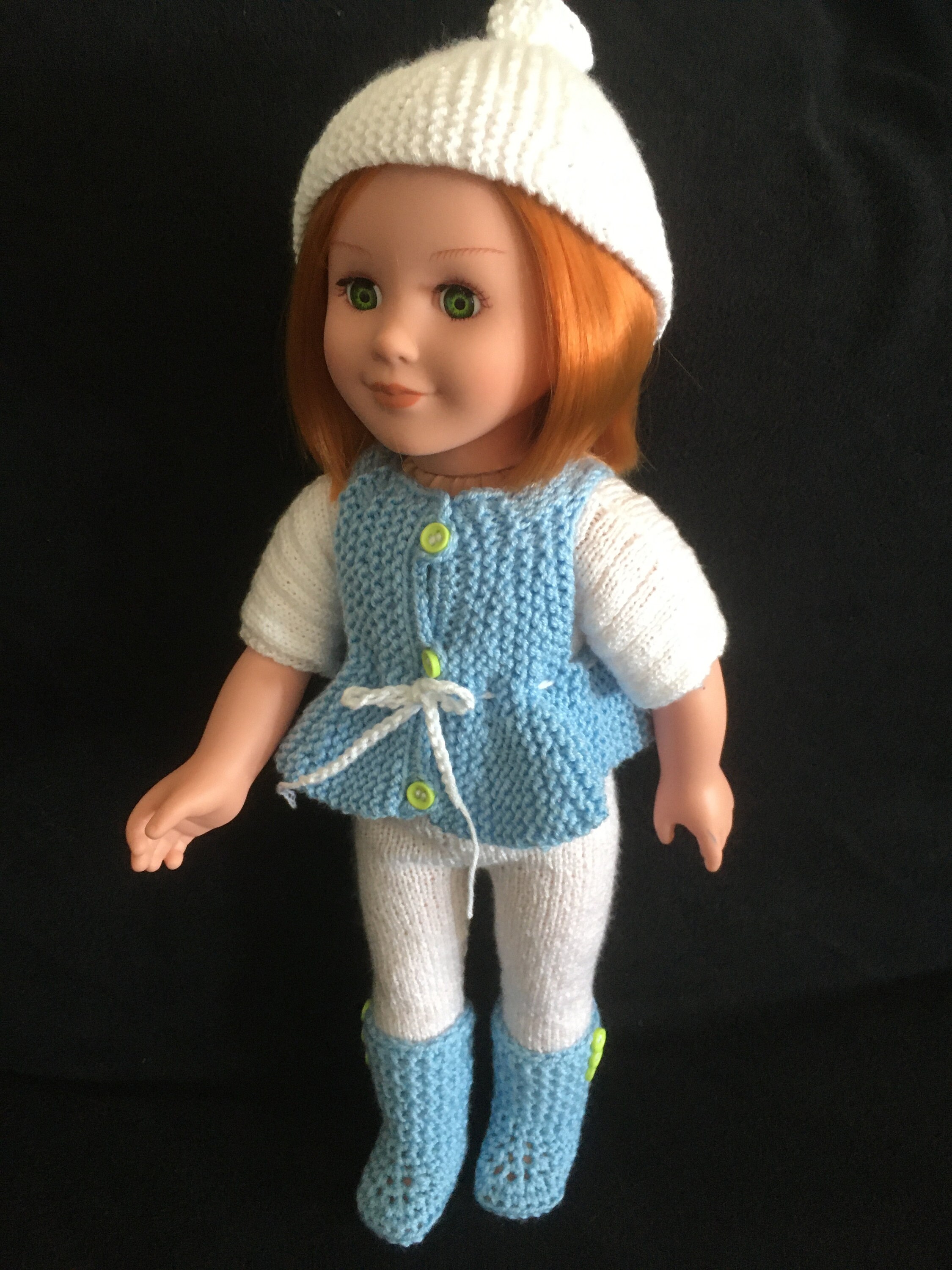 American Girl doll clothes 6pc outfit sweater skirt vest Etsy