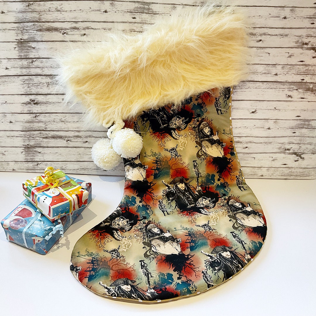 Pirates of the Caribbean Christmas Stocking Jack Sparrow Etsy