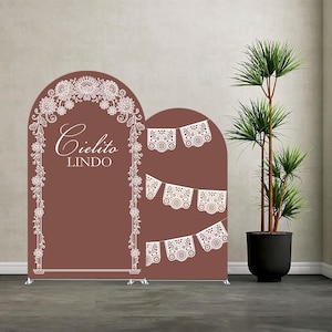 Cielito Lindo Arch Backdrop Cover: Mexican Fiesta Party Decor