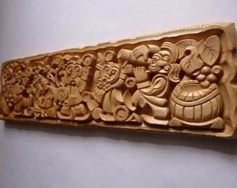 Holzschnitzerei-Holz-Kunst-Wand-hängen-Home Dekor Holz | Etsy