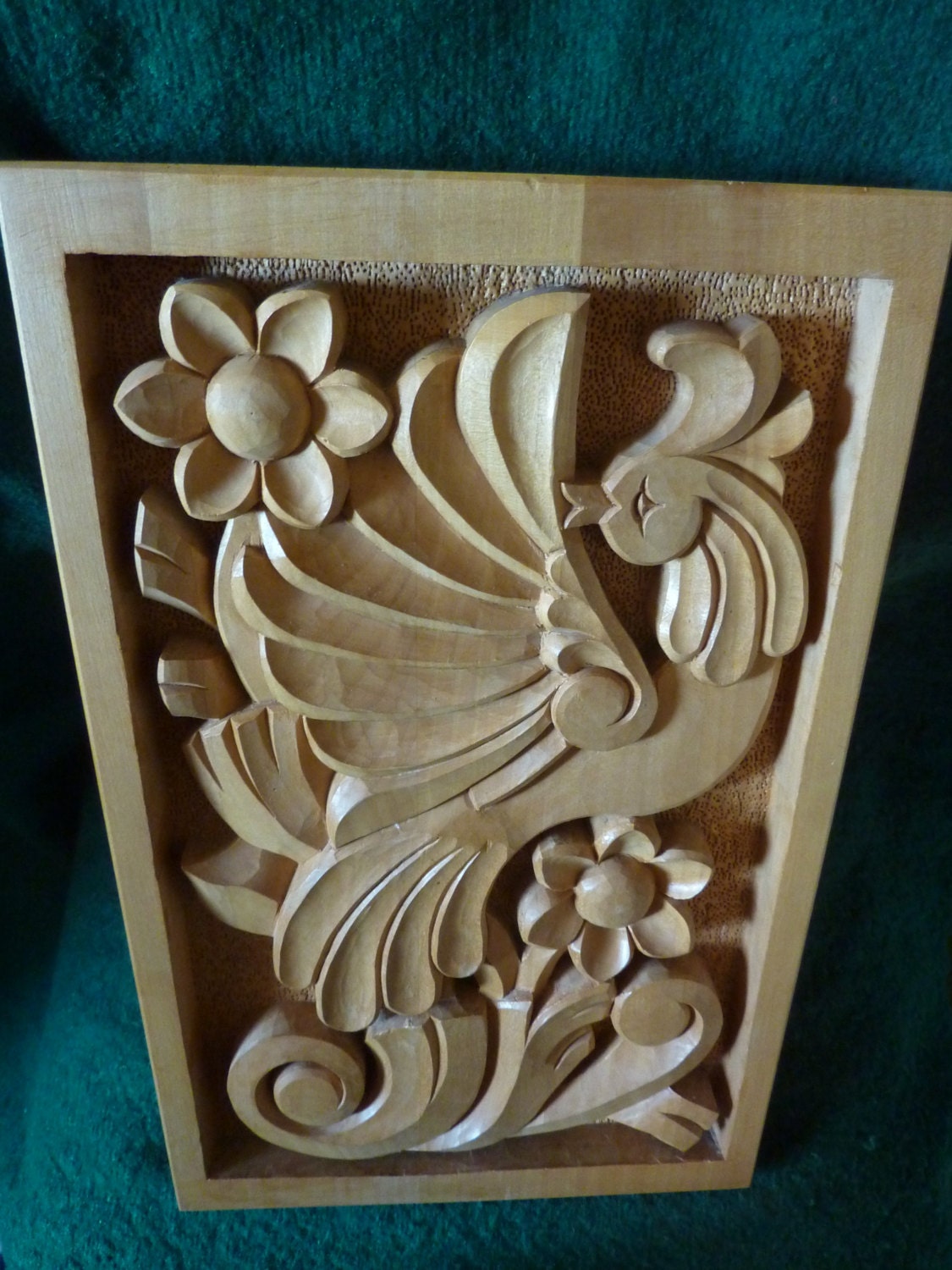Woodcarving Home Décor Wood Art Woodcraft Woodworking Wooden Etsy