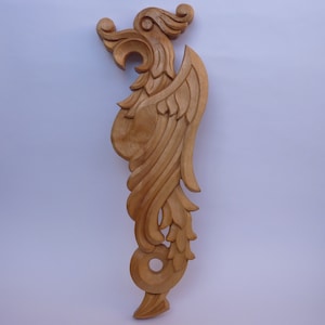 Houtsnijwerk, Houtkunst, Houtbewerking, Woondecoratie, Houtsnijwerk, Wanddecoratie, Draak, Handgemaakt, Houten Cadeau 7,48 x 19,69″ - MADE TO ORDER