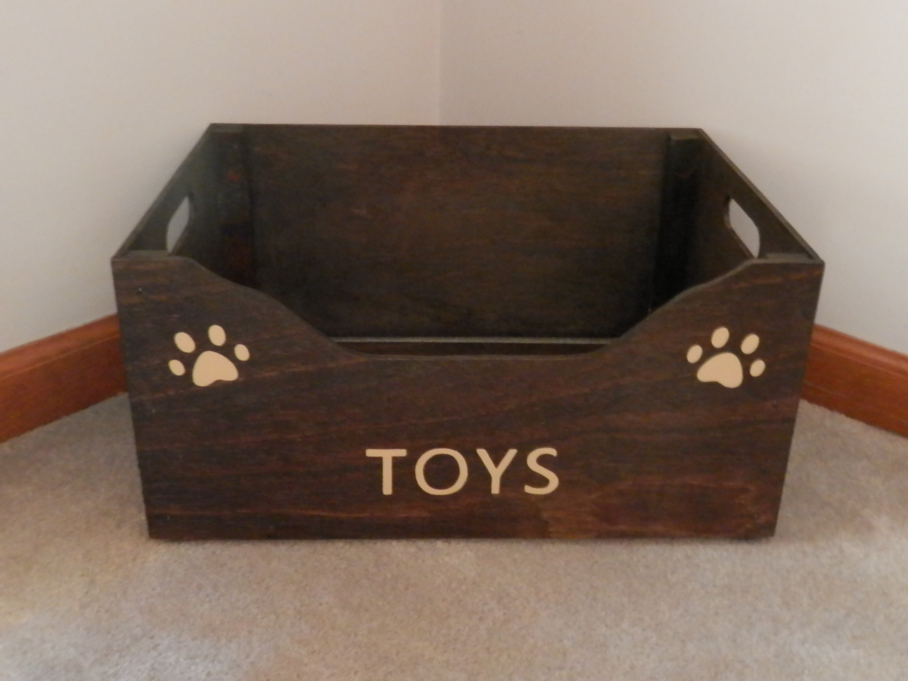 Large Dog Toy Box Lightweight Dog Toy Box Just Etsy Canada