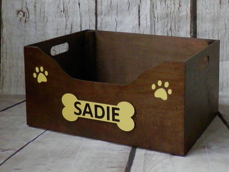 Dog Toy Box Large and Wonderfully Lightweight Dog Toy Box Etsy