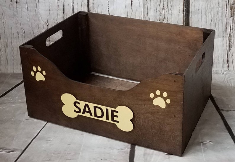 Dog Toy Box Large and Wonderfully Lightweight Dog Toy Box Etsy