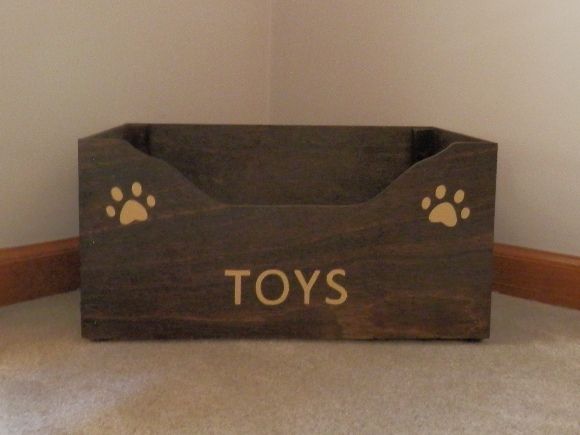 Large Dog Toy Box Lightweight Dog Toy Box Just Etsy