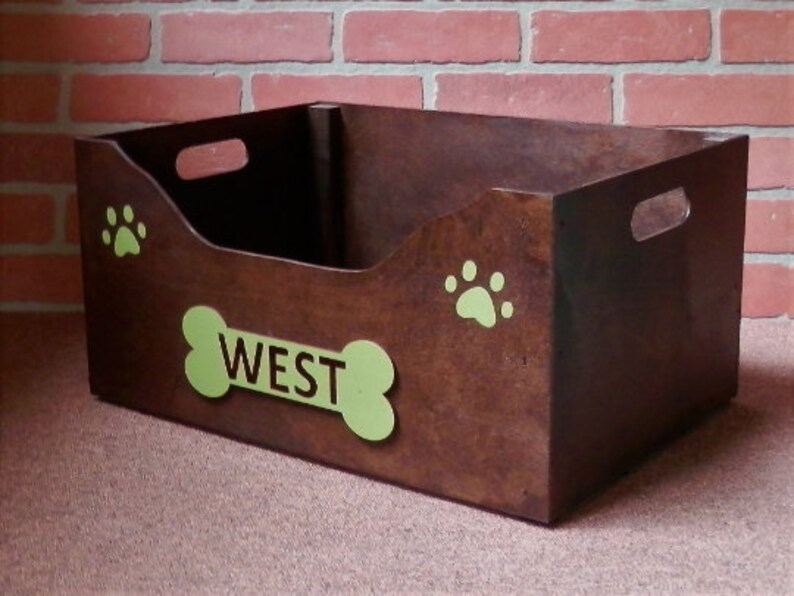 Dog Toy Box Large and Wonderfully Lightweight Dog Toy Box Etsy