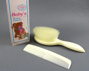 Vintage 1970's Fuller Brush Co. Baby's Brush & Comb Set New Old Stock