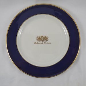 MARLBOROUGH-BLENHEIM Hotel Atlantic City NJ Restaurant Ware 9" Plate Walker China 1964
