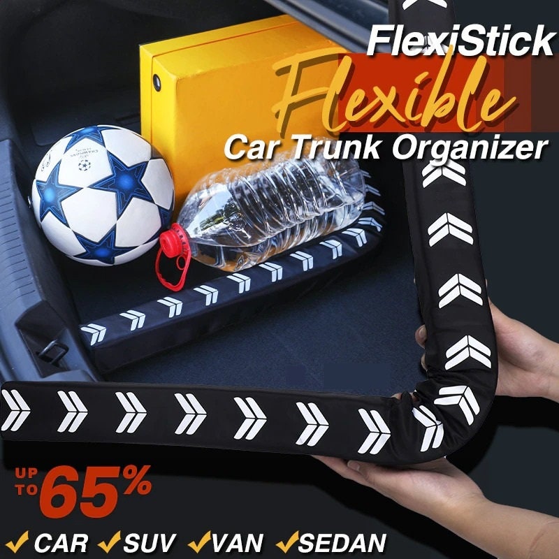 単品購入可 FlexiStick 車のトランク アクセサリー ホルダー 車 SUV バン セダン用