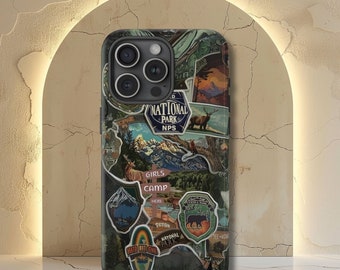 Granola Girl Collage Phone Case, Girl Scout Gift ,Nature Themed, iPhone 16 15 14 13 12  Pro Max 8 Plus X, Samsung Galaxy S23 S22 S20