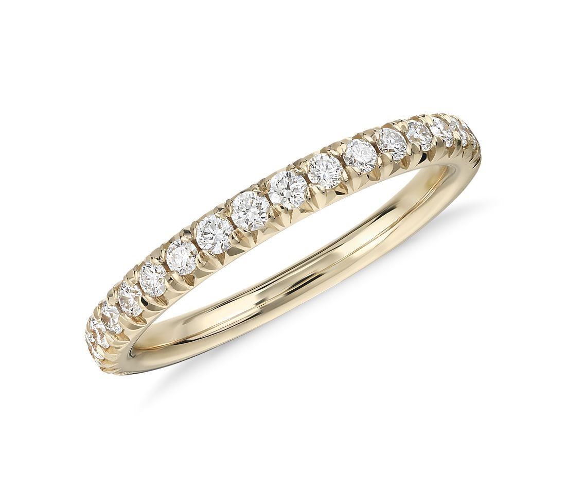 Gold diamond deals eternity band