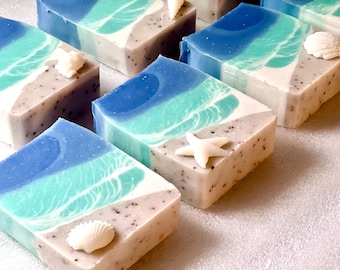 Beach Inspired Collection | Cold Process Soap | Handcrafted, Moisturizing | Artisan, Skin-Friendly
