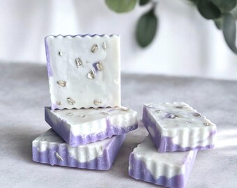 Colloidal Oats Lavender Soap: Bastille Handcrafted Artisan Soap