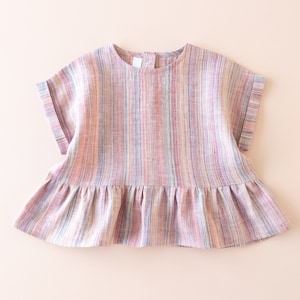Oversized Top and Dress Digital PDF Sewing Pattern, Girls Oversized Dress Pattern, Girls Oversized Top Pattern, Size 6-12M to 8
