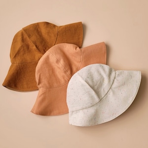 Sunhat PDF Sewing Pattern, Kids Adults Wide Brim Hat Pattern, Floppy Hat Pattern, Sun Bonnet Pattern, Bucket Hat Pattern image 1