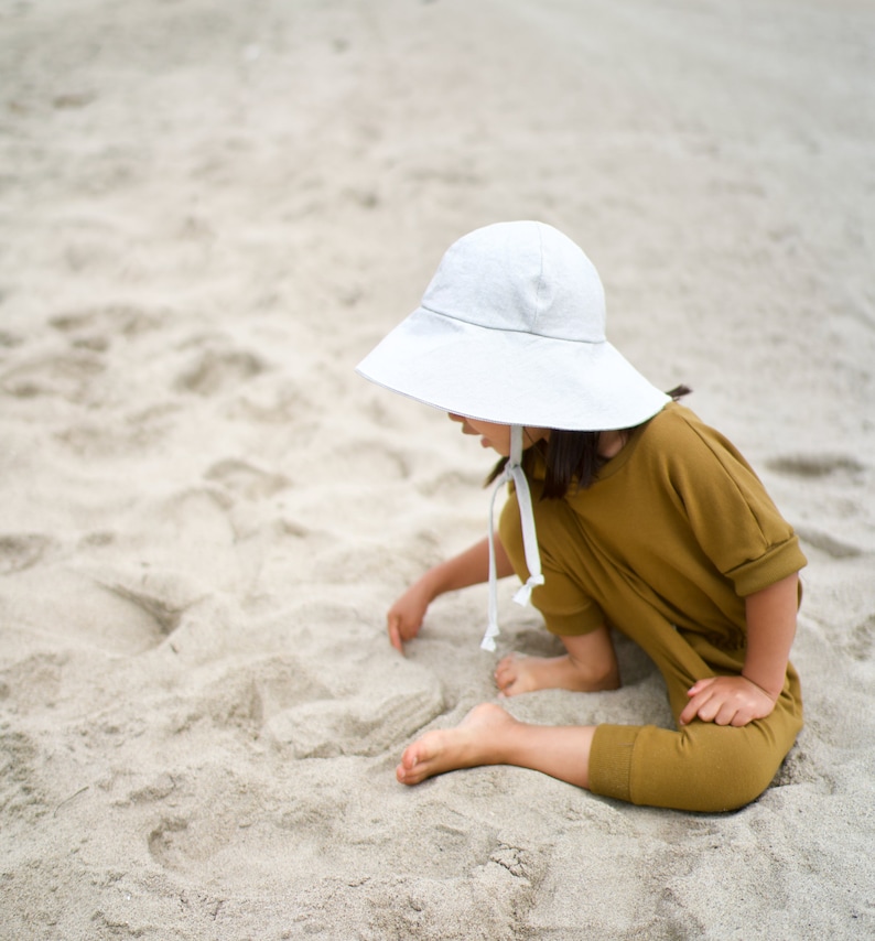 Sunhat PDF Sewing Pattern, Kids Adults Wide Brim Hat Pattern, Floppy Hat Pattern, Sun Bonnet Pattern, Bucket Hat Pattern image 5