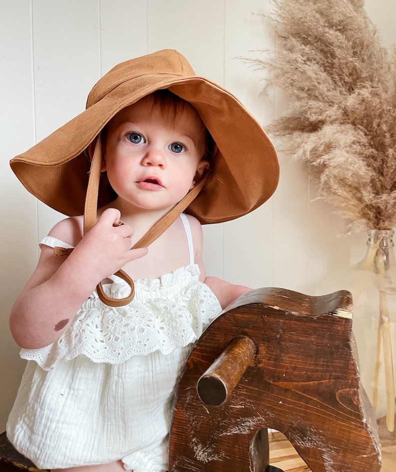 Sunhat PDF Sewing Pattern, Kids Adults Wide Brim Hat Pattern, Floppy Hat Pattern, Sun Bonnet Pattern, Bucket Hat Pattern image 6