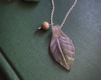 Glass Leaf Handmade Necklaces